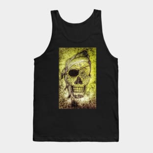 Pirate Sugar Skull Tank Top